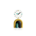 Horloge de bureau nordique en arche LumenArc — Quartz silencieux, deux finitions - Desfino