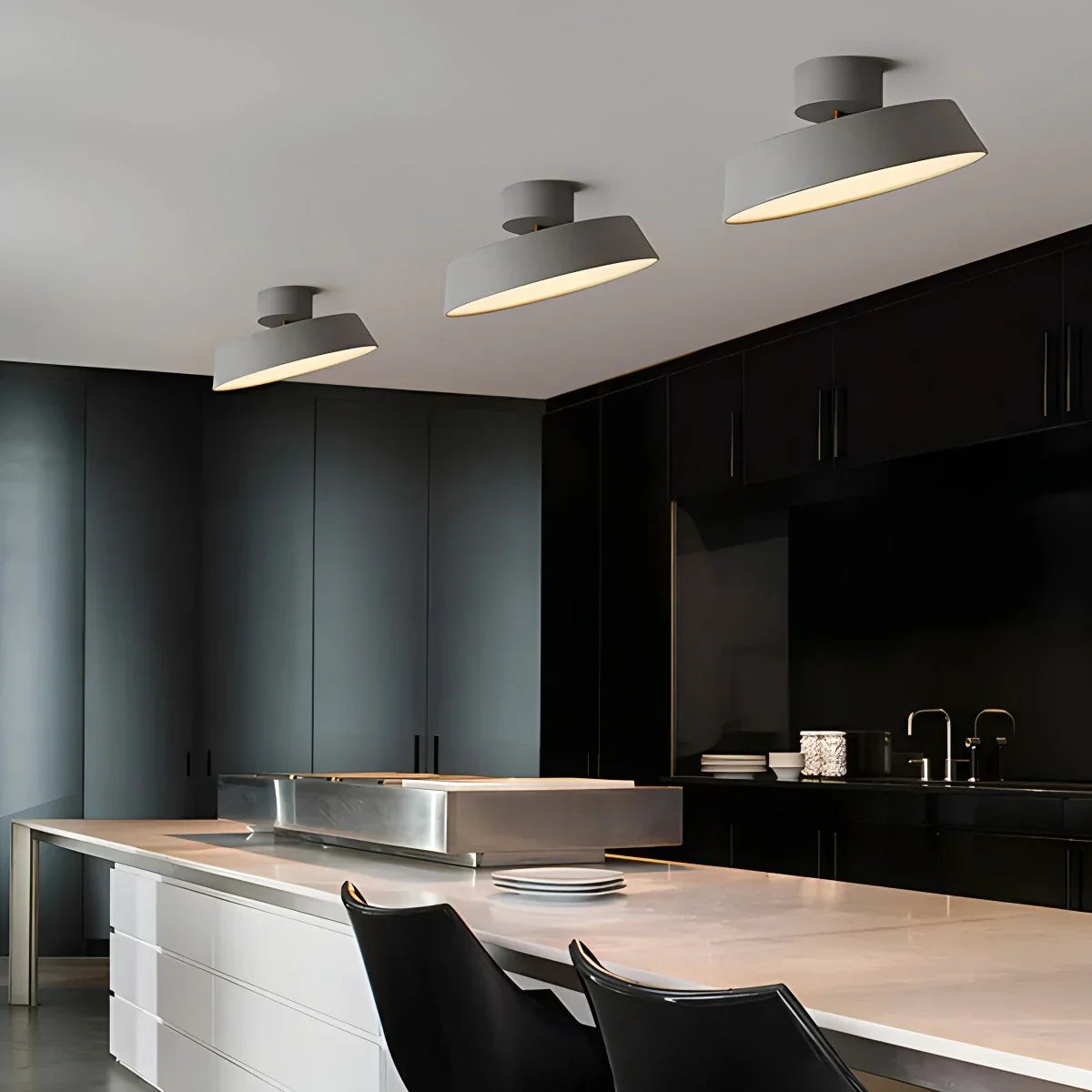Nordische kreative runde Deckenlampe mit individuellem Design | Desfino