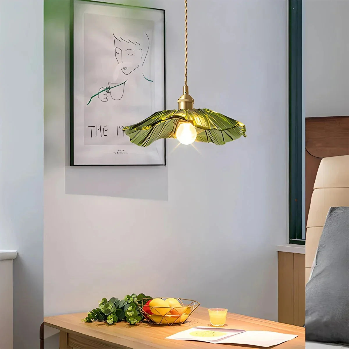 Nordic Japanese Glass Chandelier for Living Room | Desfino