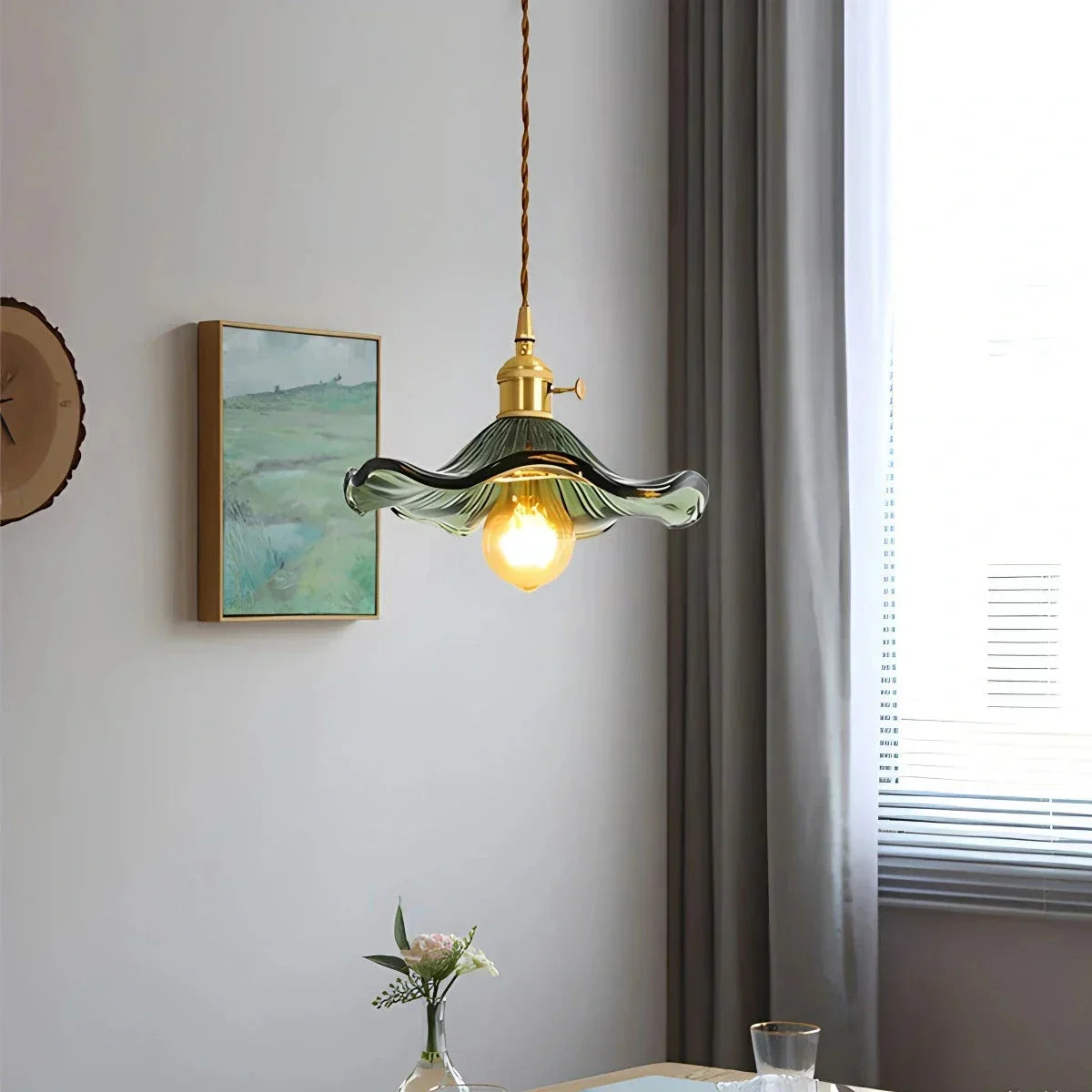 Nordic Japanese Glass Chandelier for Living Room | Desfino