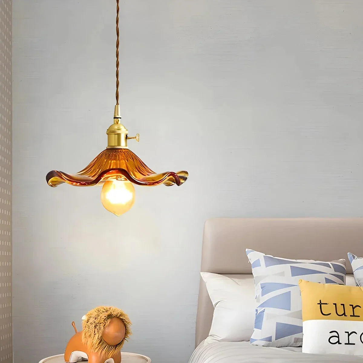 Nordic Japanese Glass Chandelier for Living Room | Desfino