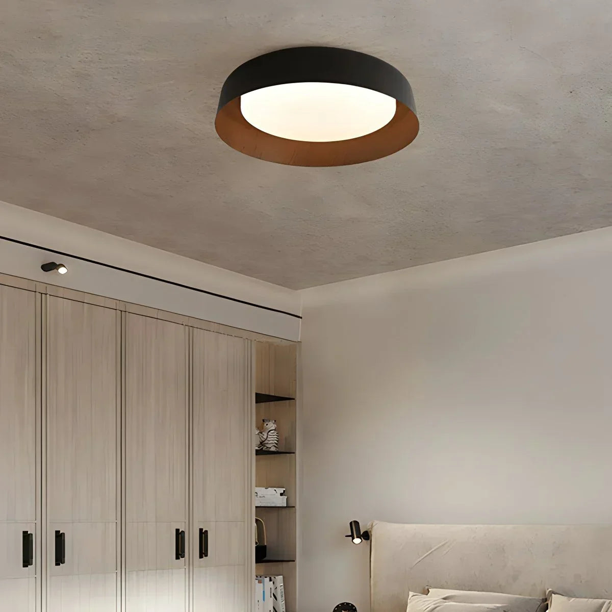 Nordische LED-Deckenleuchte aus Metalllegierung für das Schlafzimmer | Desfino
