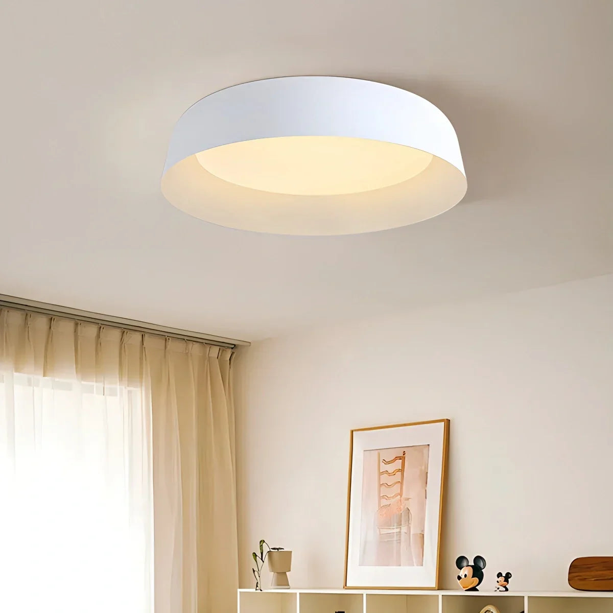 Nordische LED-Deckenleuchte aus Metalllegierung für das Schlafzimmer | Desfino