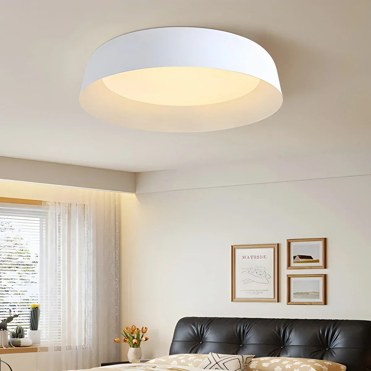 Nordische LED-Deckenleuchte aus Metalllegierung für das Schlafzimmer | Desfino