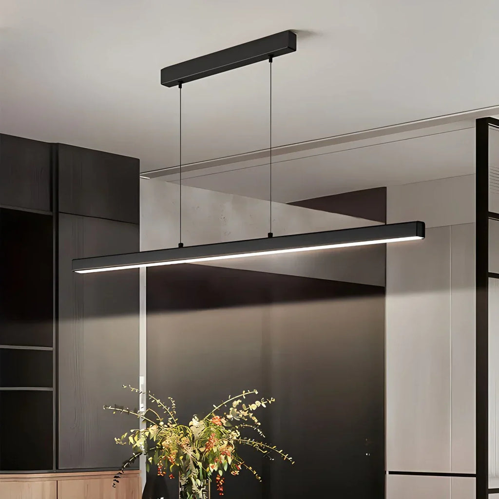 Nordic LED Linear Pendant Light for Kitchen Island | Desfino
