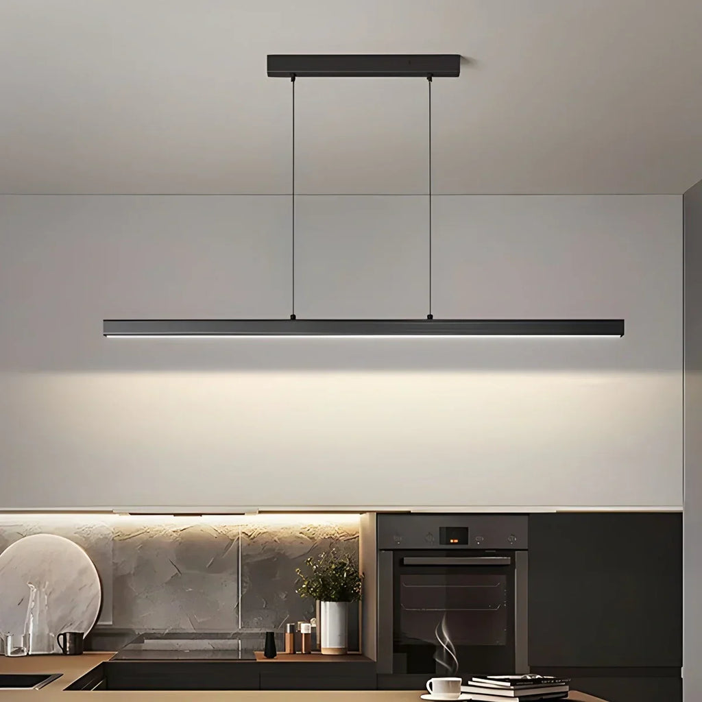 Nordic LED Linear Pendant Light for Kitchen Island | Desfino