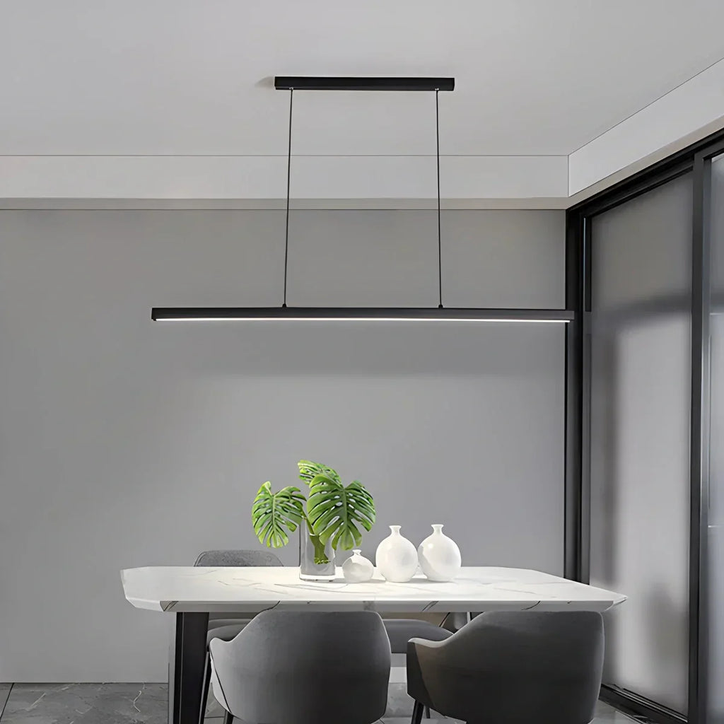Nordic LED Linear Pendant Light for Kitchen Island | Desfino