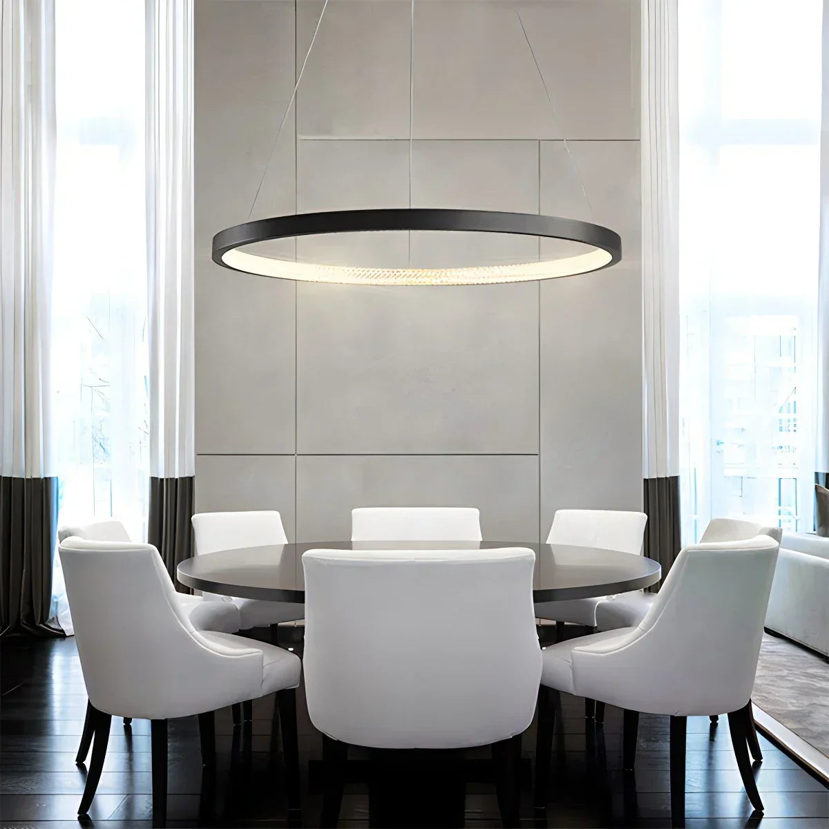 Nordic Simple Ring Ceiling Chandelier | Desfino