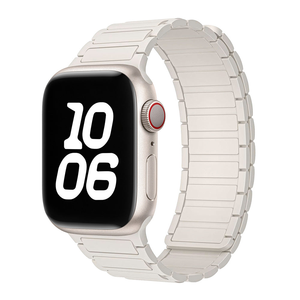 NexaLoop-magnetisk silikoneløkke til Apple Watch – justerbar pasform - Desfino