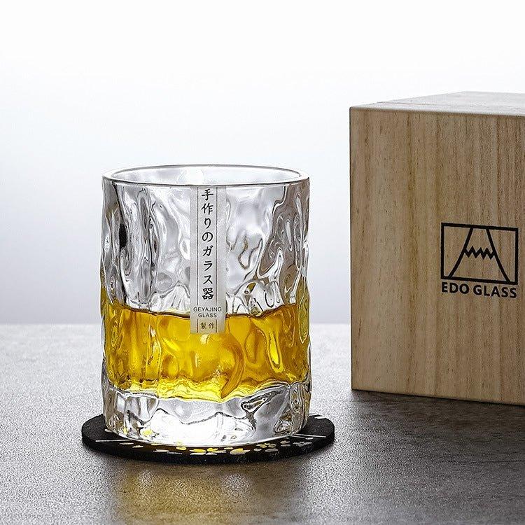 Astraeon Glacier handgeschnittene Whiskygläser – Edo-Kiriko-Glaswaren