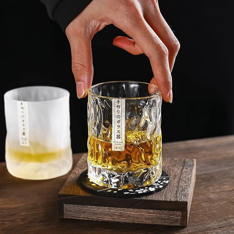 Astraeon Glacier handgeschnittene Whiskygläser – Edo-Kiriko-Glaswaren