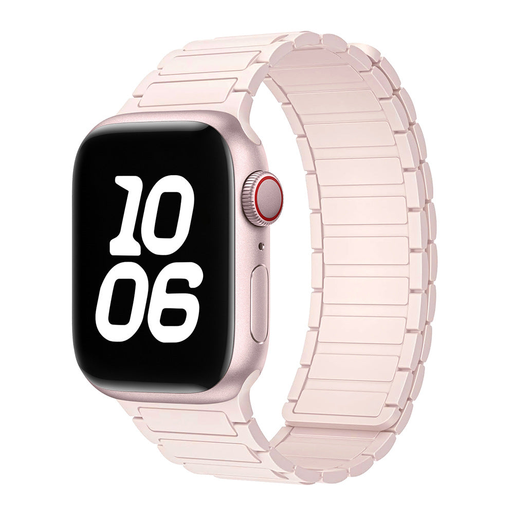NexaLoop-magnetisk silikoneløkke til Apple Watch – justerbar pasform - Desfino