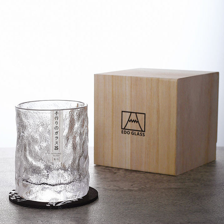 Astraeon Glacier handgeschnittene Whiskygläser – Edo-Kiriko-Glaswaren