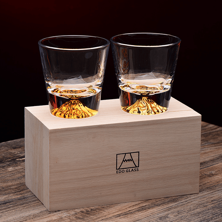 Aiko Kiriko-whiskyglassæt - Edo-håndværk, Chamvin-udgave - Desfino