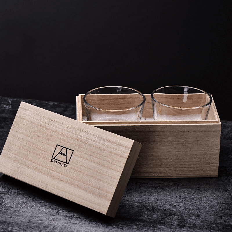 Aiko Kiriko-whiskyglassæt - Edo-håndværk, Chamvin-udgave - Desfino