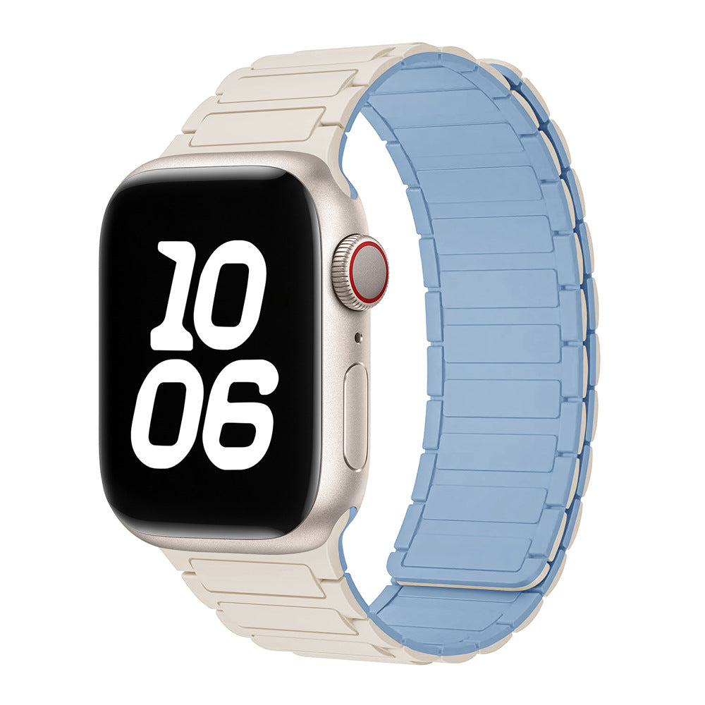 NexaLoop-magnetisk silikoneløkke til Apple Watch – justerbar pasform - Desfino