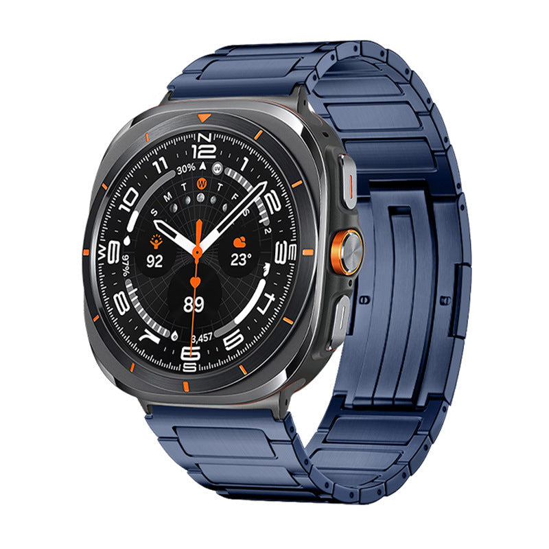 Arvella Titanium Samsung Watch 7 Ultra Strap — 70 g DLC, 140–230 mm - Desfino