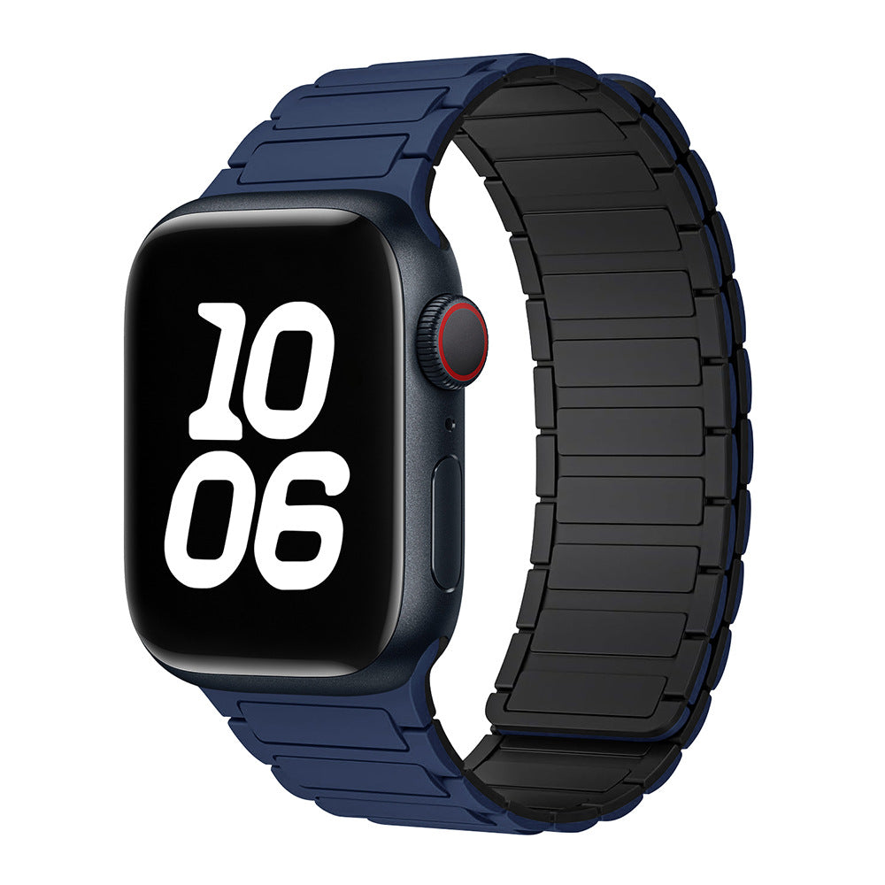 NexaLoop-magnetisk silikoneløkke til Apple Watch – justerbar pasform - Desfino