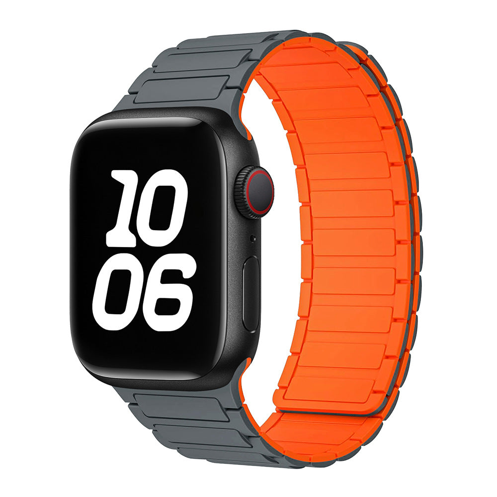 NexaLoop-magnetisk silikoneløkke til Apple Watch – justerbar pasform - Desfino