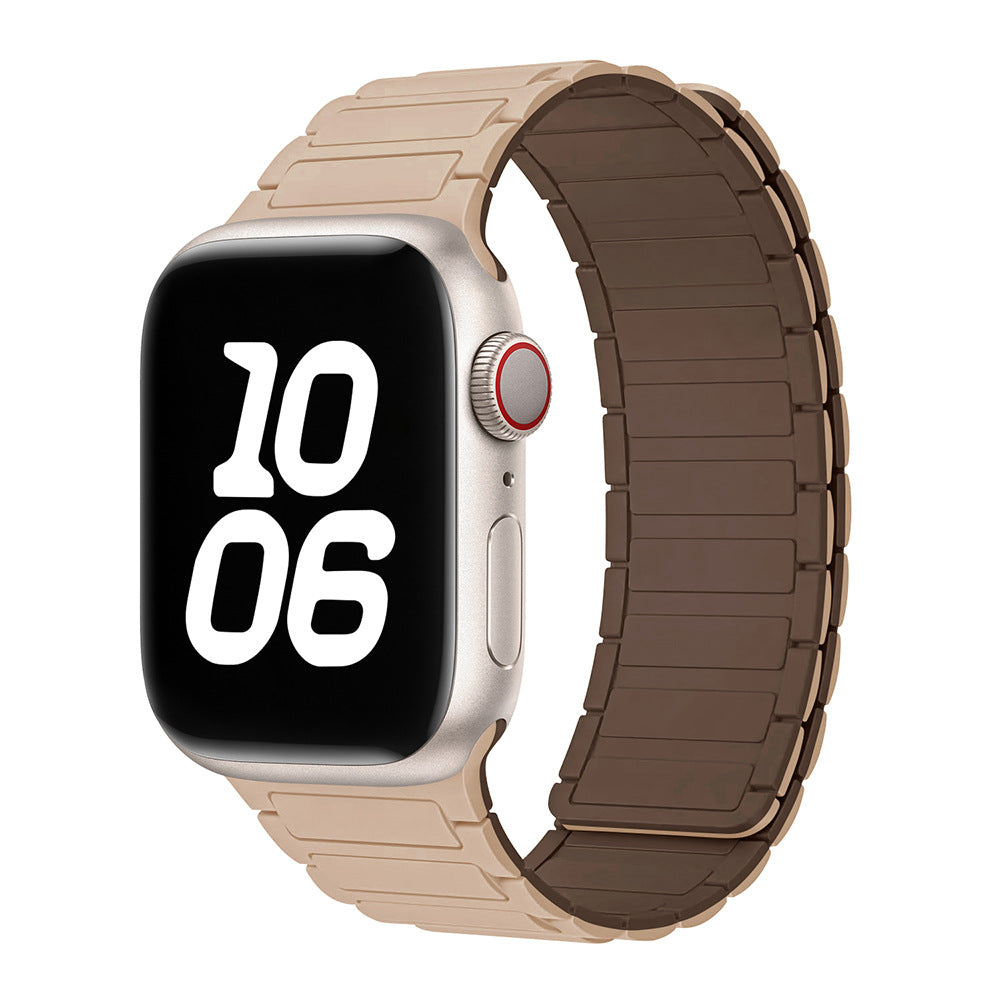 NexaLoop-magnetisk silikoneløkke til Apple Watch – justerbar pasform - Desfino