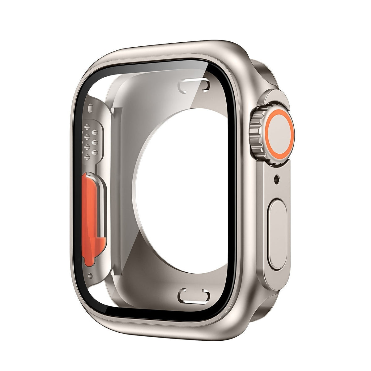 NovaShield 2-in-1 Apple Watch Case — Tempered Film, 360° Coverage - Desfino
