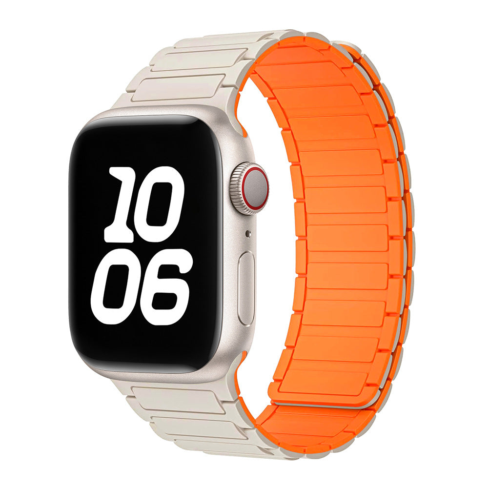 NexaLoop-magnetisk silikoneløkke til Apple Watch – justerbar pasform - Desfino