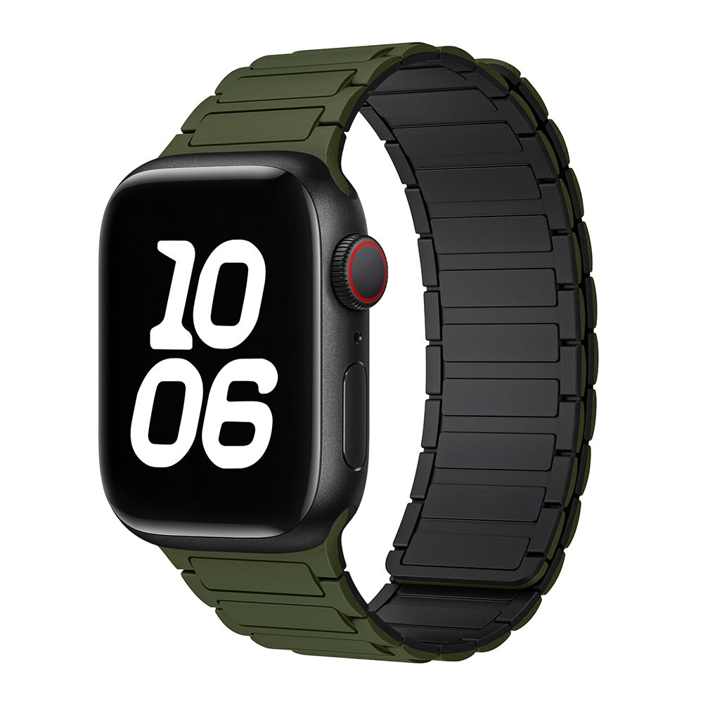 NexaLoop-magnetisk silikoneløkke til Apple Watch – justerbar pasform - Desfino