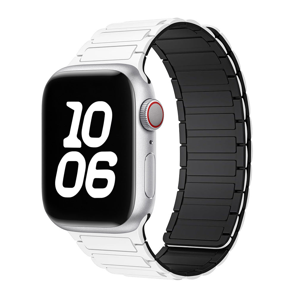 NexaLoop-magnetisk silikoneløkke til Apple Watch – justerbar pasform - Desfino
