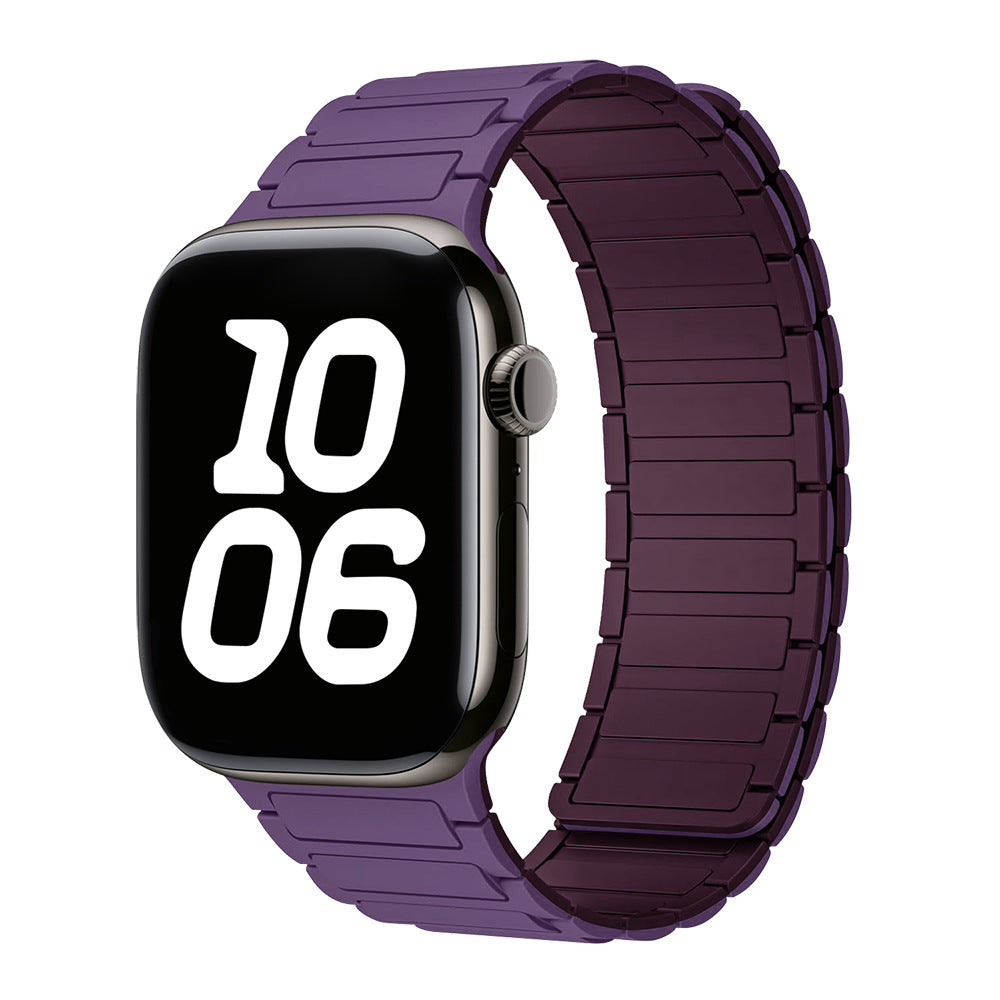 NexaLoop-magnetisk silikoneløkke til Apple Watch – justerbar pasform - Desfino