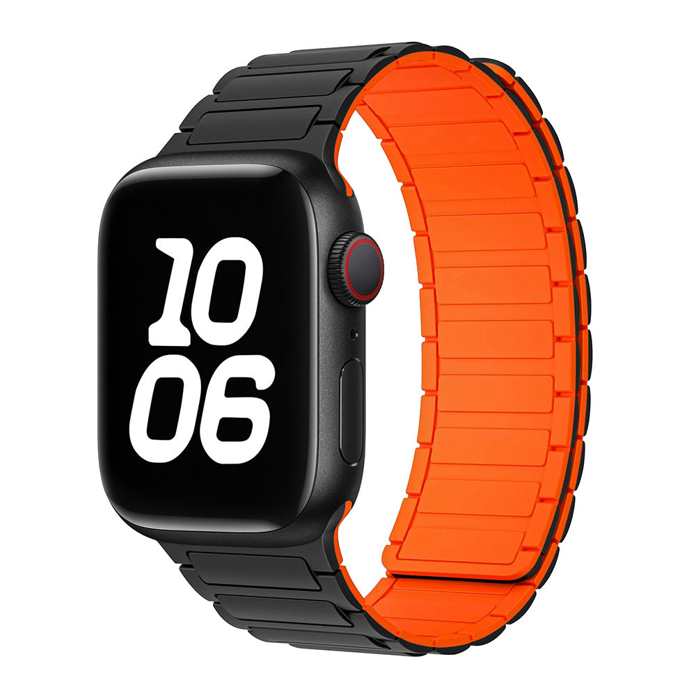 NexaLoop-magnetisk silikoneløkke til Apple Watch – justerbar pasform - Desfino
