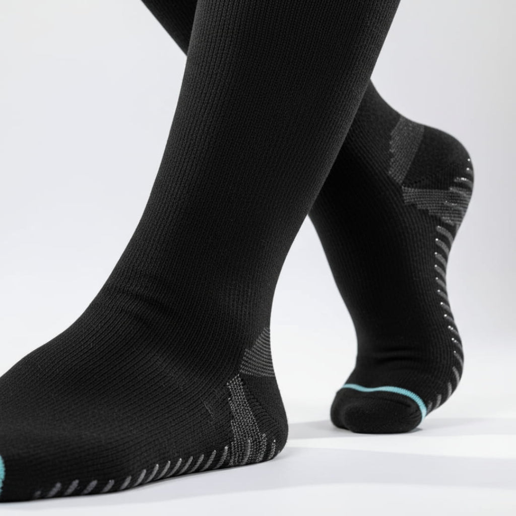 Knee-High Bamboo Compression Socks — 10–15 mmHg Graduated Support - Desfino
