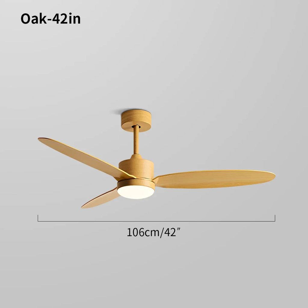 Deckenventilator mit 3 Flügeln und Licht fürs Schlafzimmer | Desfino