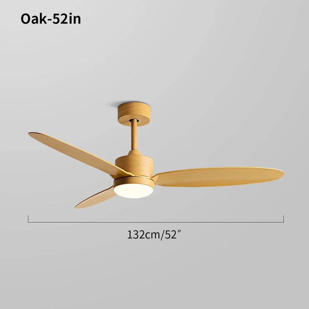Deckenventilator mit 3 Flügeln und Licht fürs Schlafzimmer | Desfino