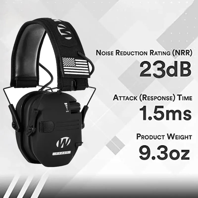 سماعات إطلاق النار RangerGuard — تقليل الضوضاء بمقدار 23 dB، استجابة خلال 0.02s - Desfino