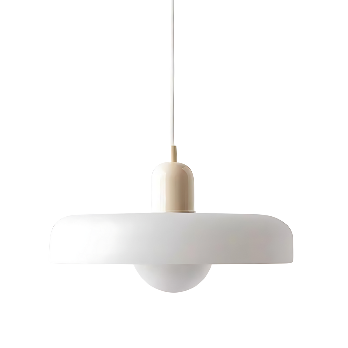 NovaHalo moderne opalpendel med halo — justerbar LED-loftslampe - Desfino