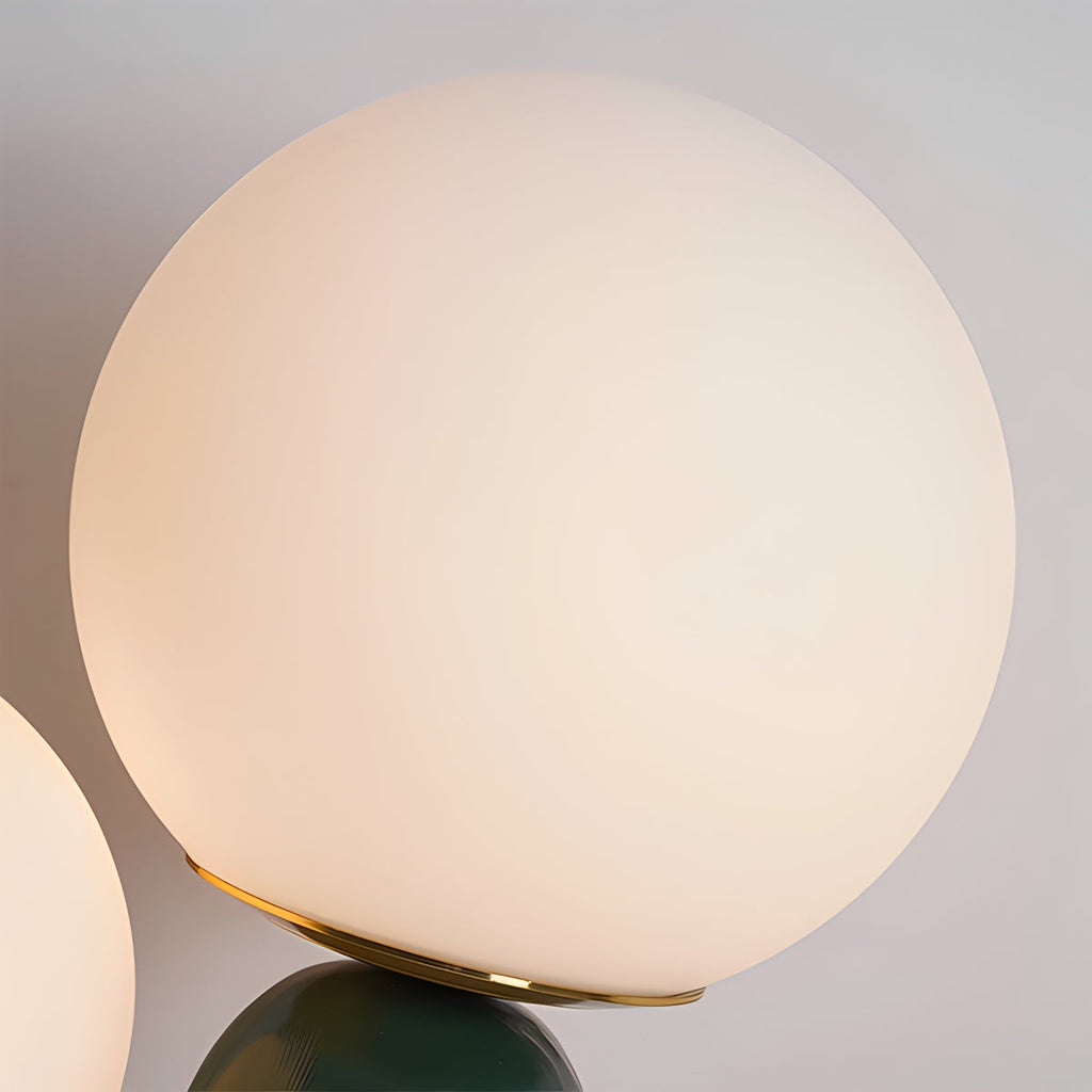 Rau strukturierte Harztischlampe | Desfino