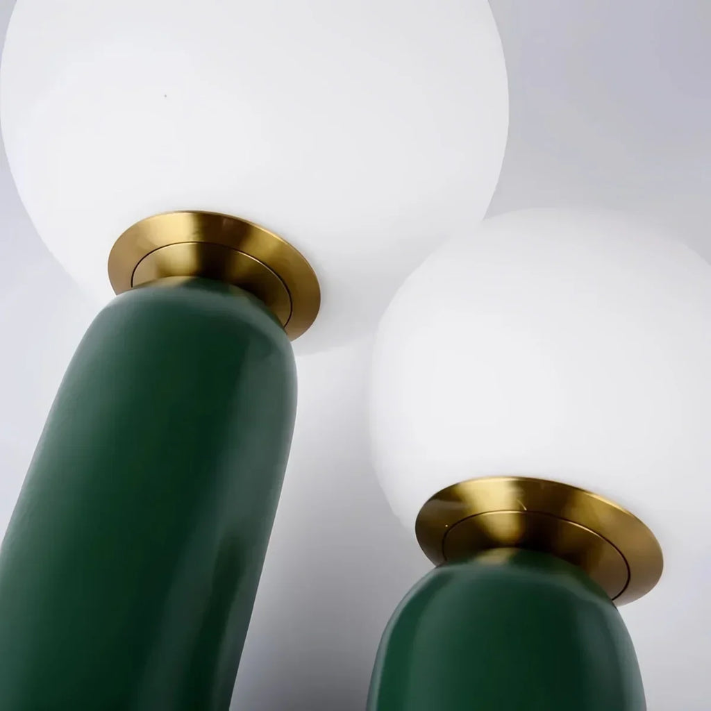 Rau strukturierte Harztischlampe | Desfino