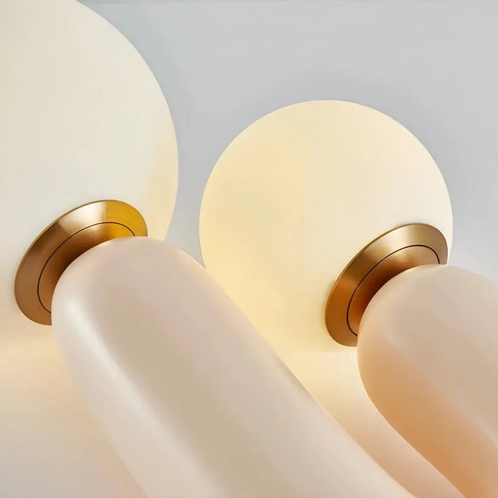 Rau strukturierte Harztischlampe | Desfino