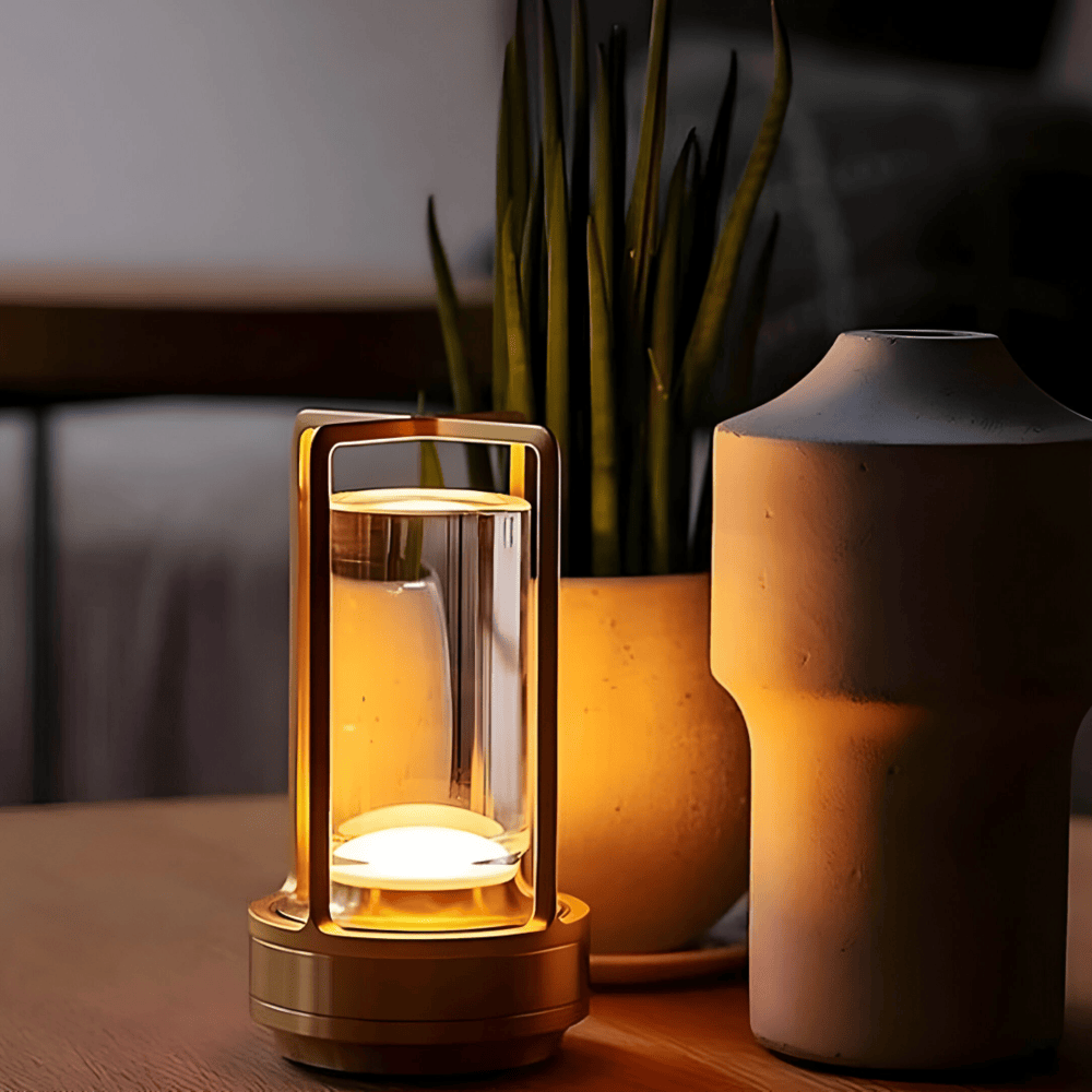 LumaNest 便携式防水 LED 台灯 — 温暖光芒 | Desfino