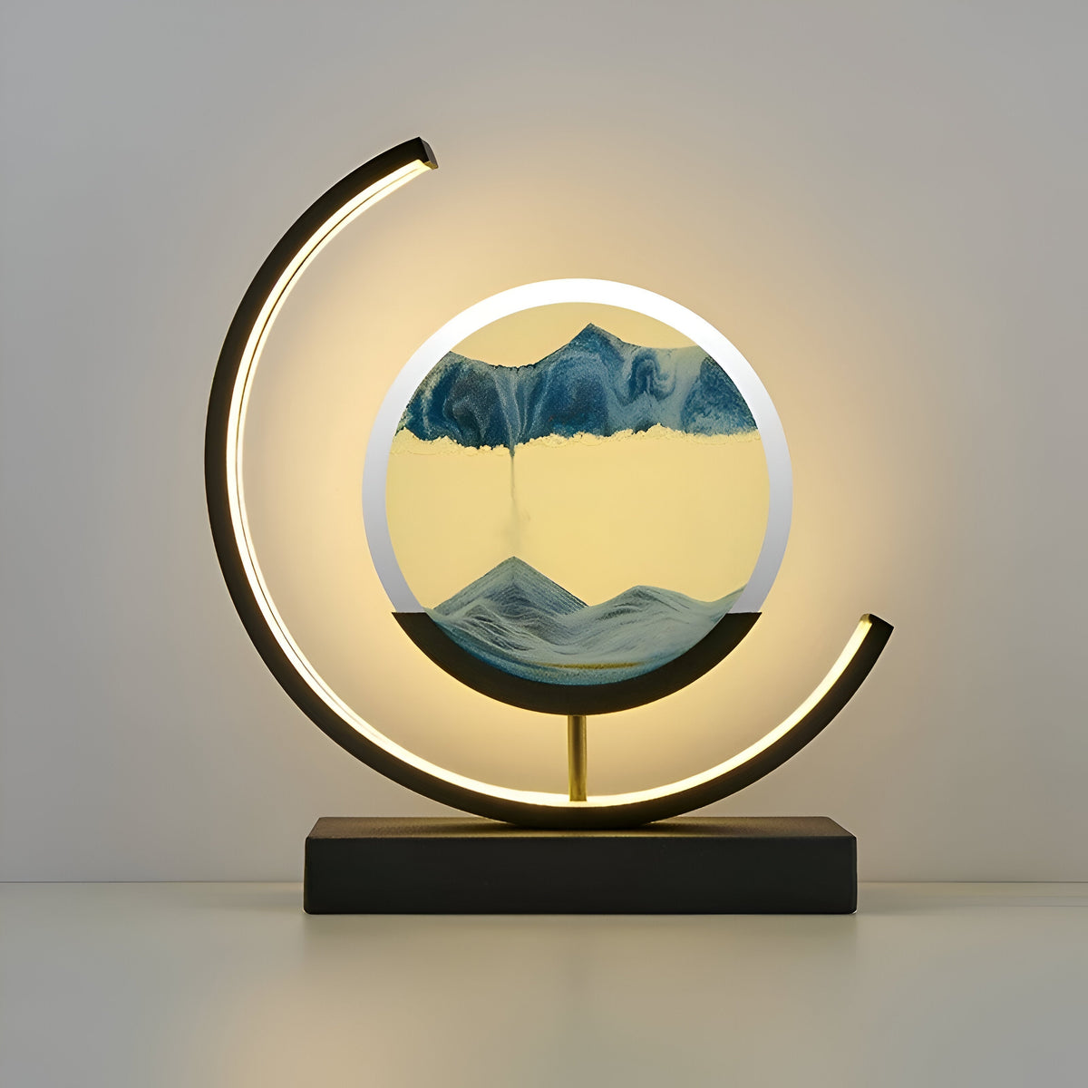 Candeeiro CalmSands Glow — Arte de areia LED, aplicação e controlo remoto, 3 modos - Desfino