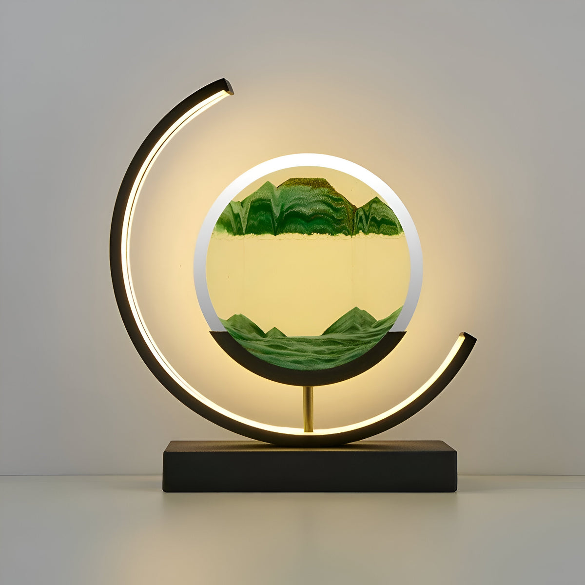 Candeeiro CalmSands Glow — Arte de areia LED, aplicação e controlo remoto, 3 modos - Desfino