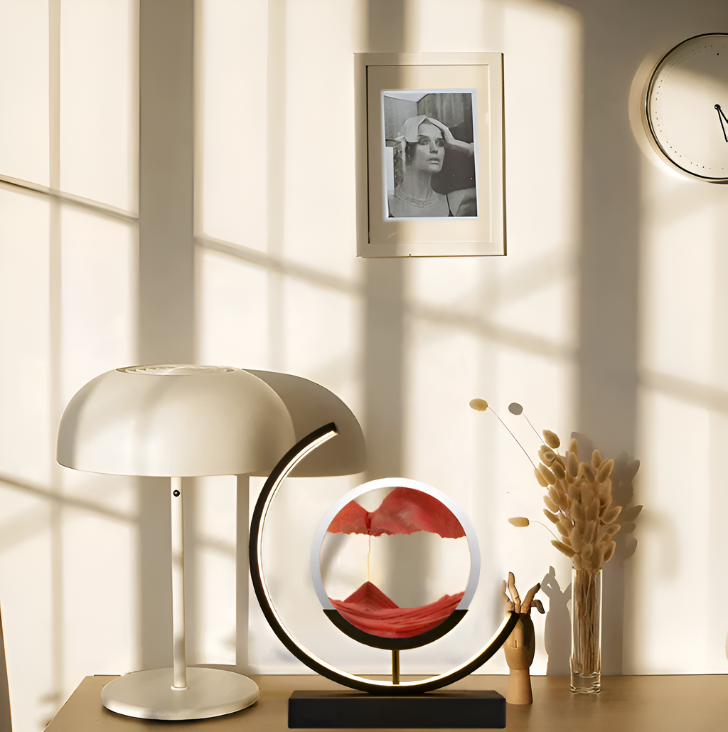 Candeeiro CalmSands Glow — Arte de areia LED, aplicação e controlo remoto, 3 modos - Desfino