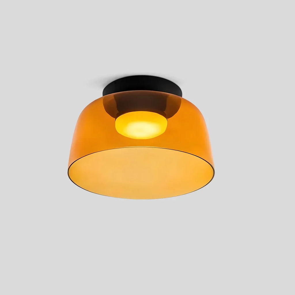 Colored Glass Ceiling Light for Bedroom | Desfino