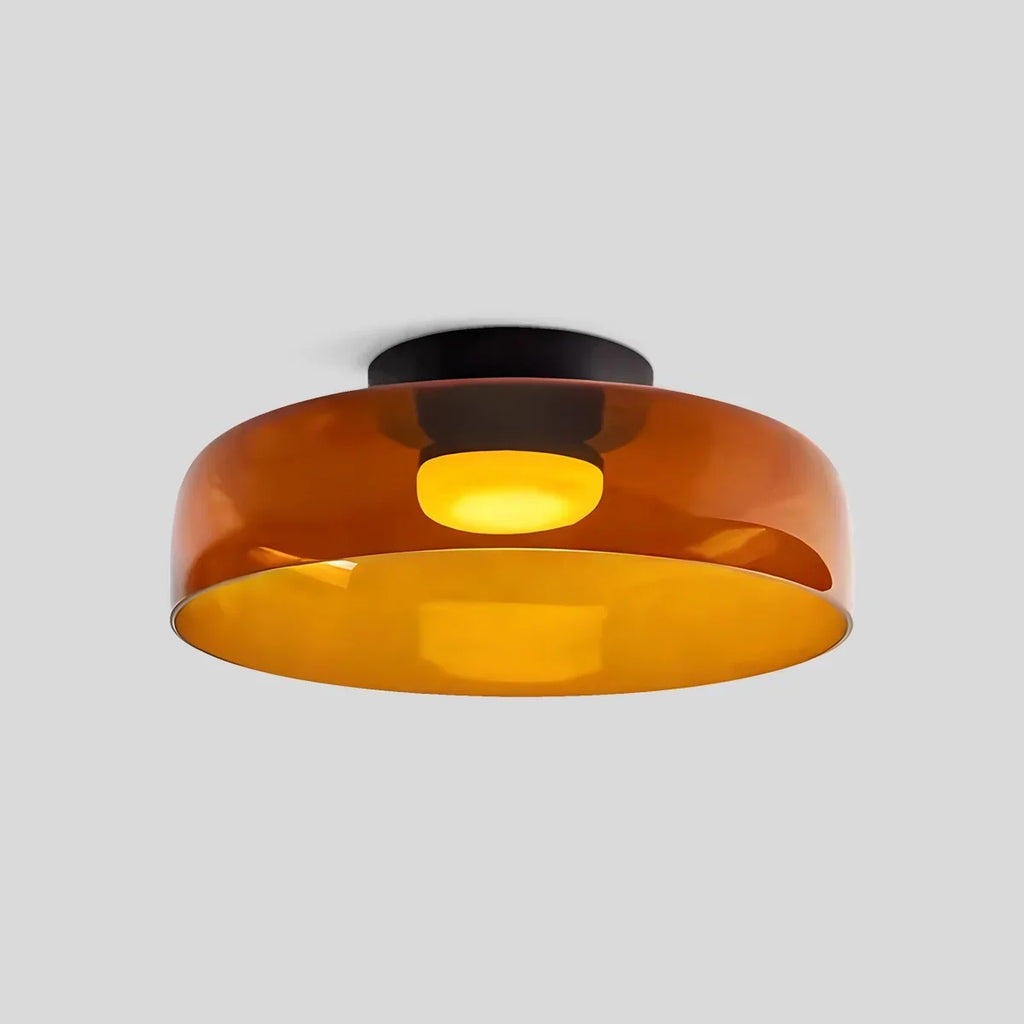 Colored Glass Ceiling Light for Bedroom | Desfino