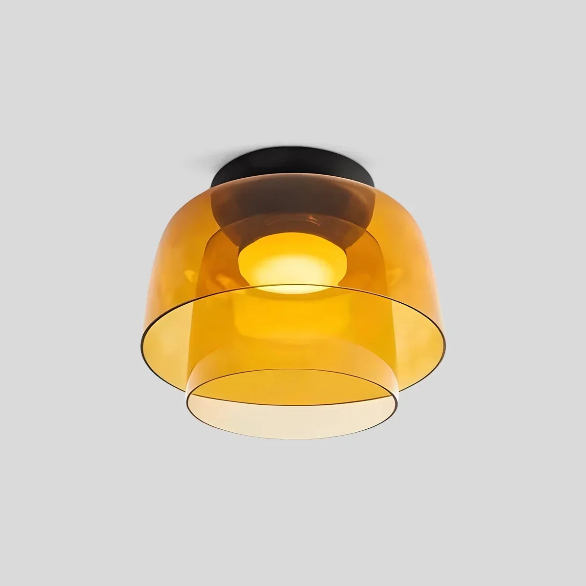 Colored Glass Ceiling Light for Bedroom | Desfino