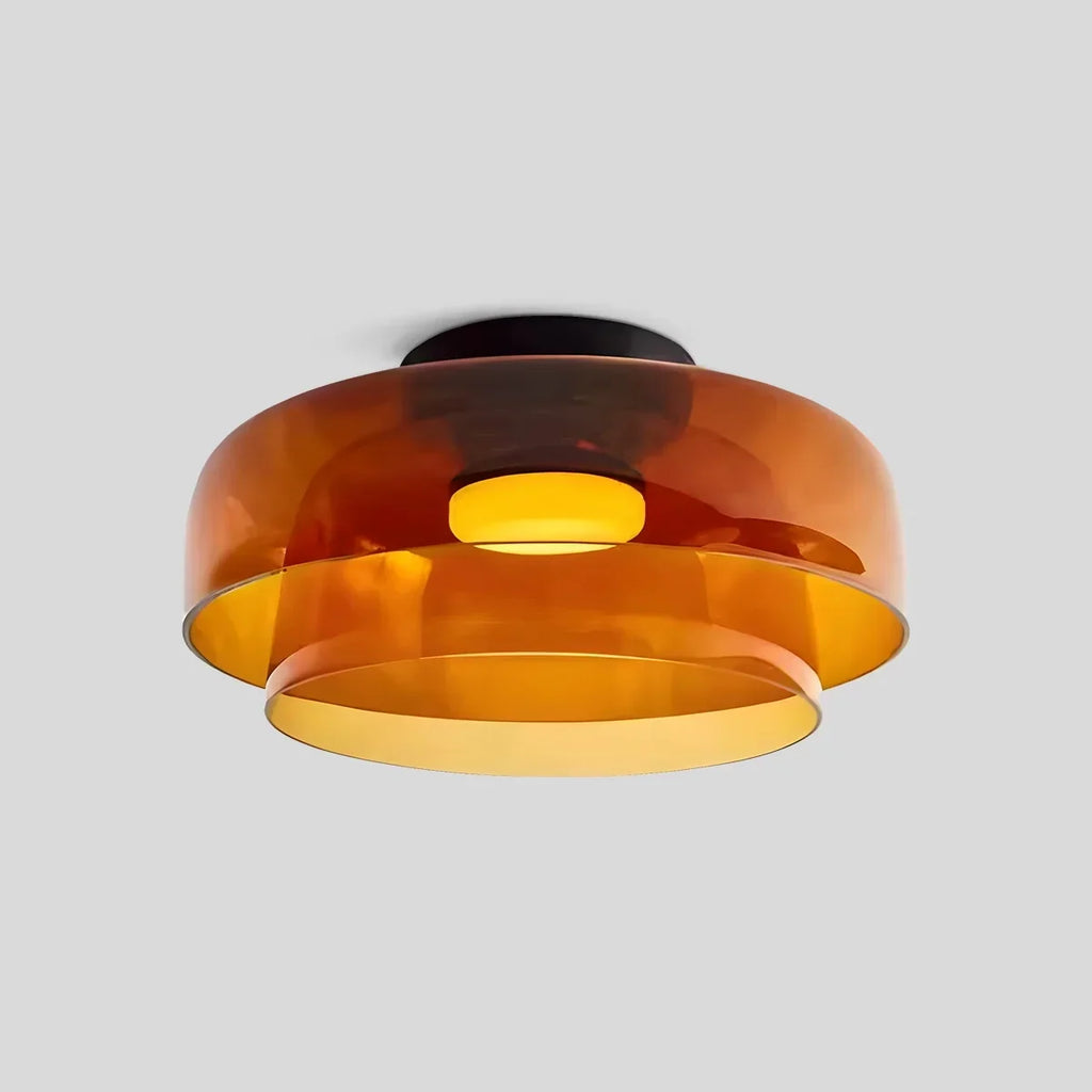 Colored Glass Ceiling Light for Bedroom | Desfino
