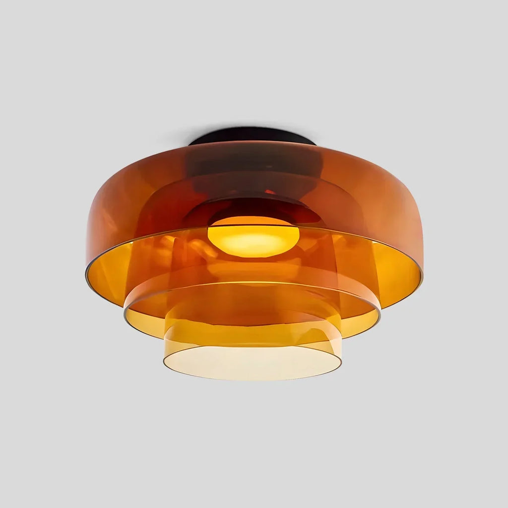 Colored Glass Ceiling Light for Bedroom | Desfino