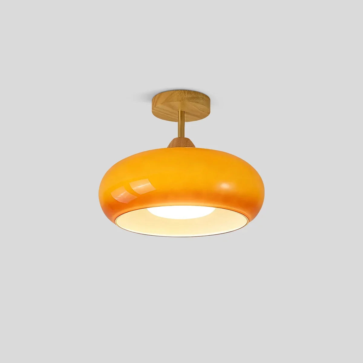 Retro-Glas-Deckenleuchte | Desfino