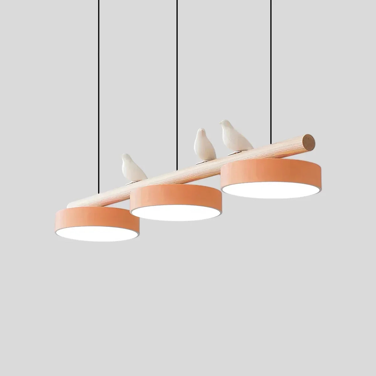 Modern Bird Perch Linear Chandelier for Dining Room | Desfino