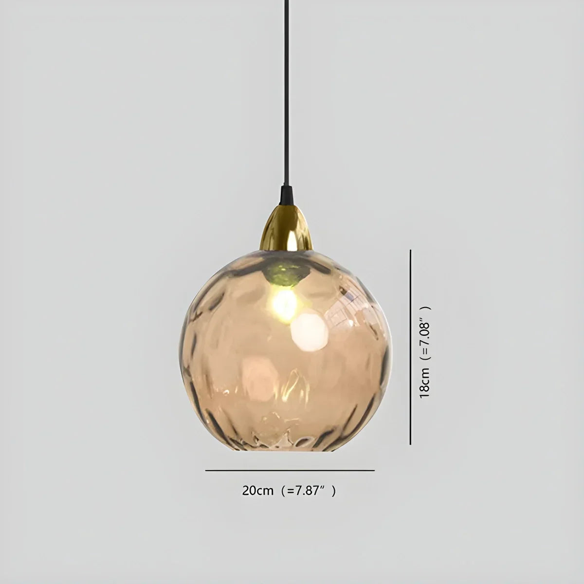 Colorful Glass Ball Pendant Light for Living Room | Desfino